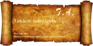 Takács Adelinda névjegykártya