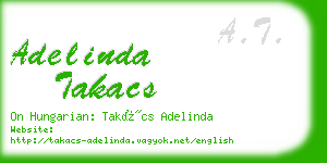 adelinda takacs business card
